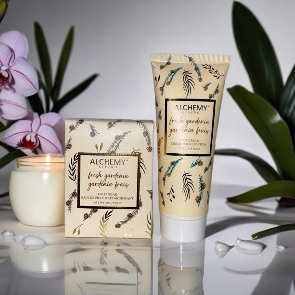 💚Alchemy Living™ Foot Soak & Foot Cream Set